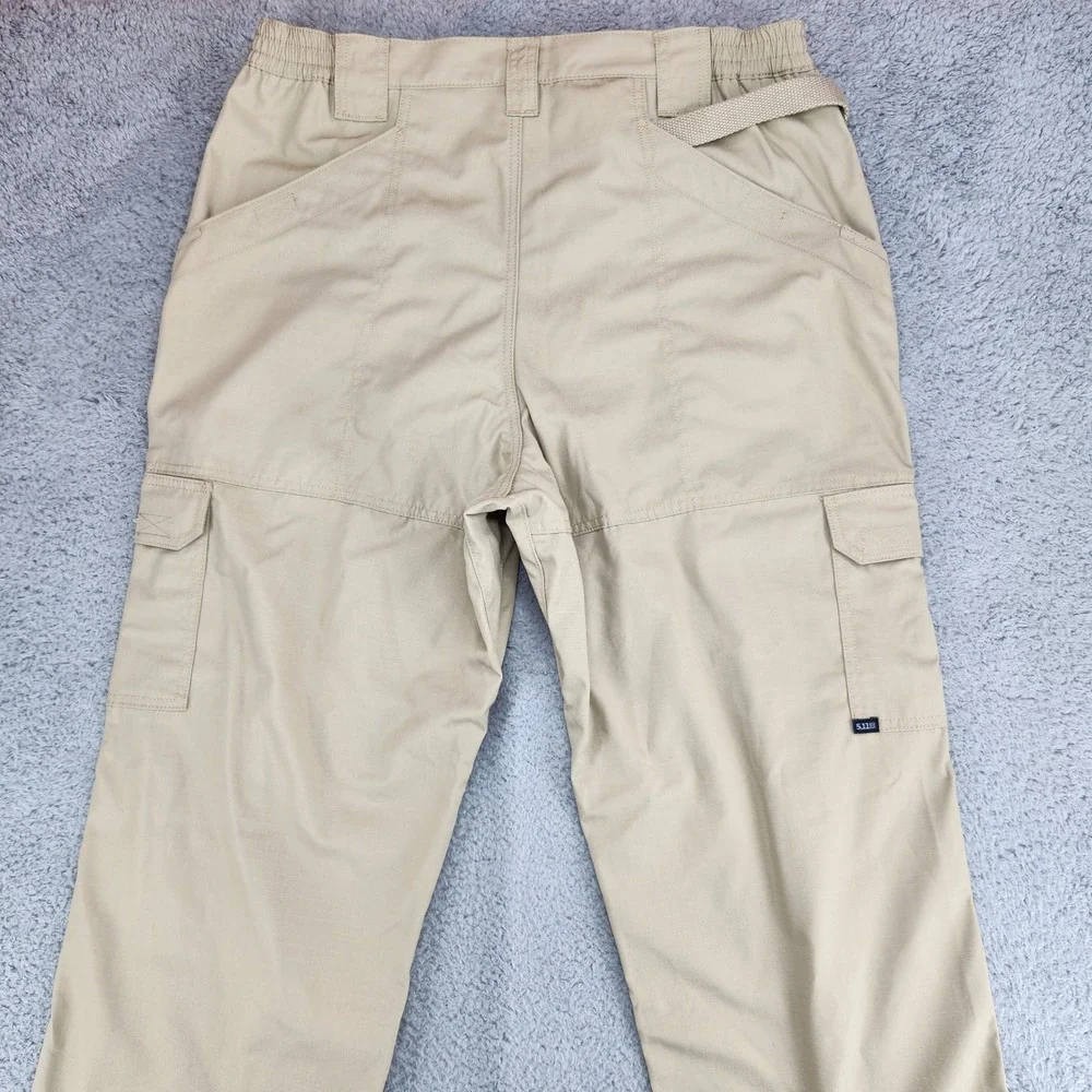 5.11 Tactical Regular Fit Taclite Pro Ripstop Cargo Pants Mens 40x30 Khaki